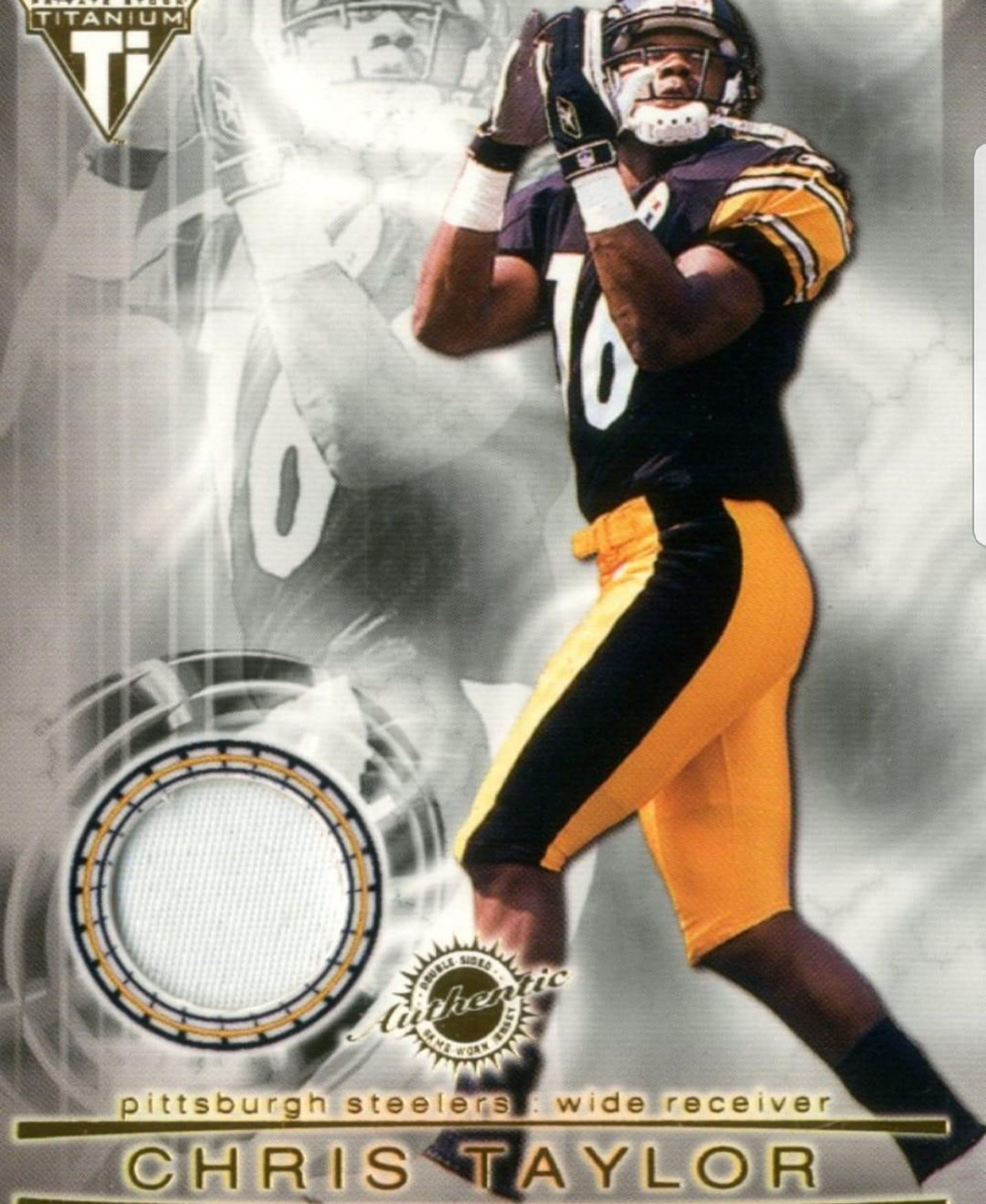 Chris Taylor during his professional football career with the Pittsburgh Steelers